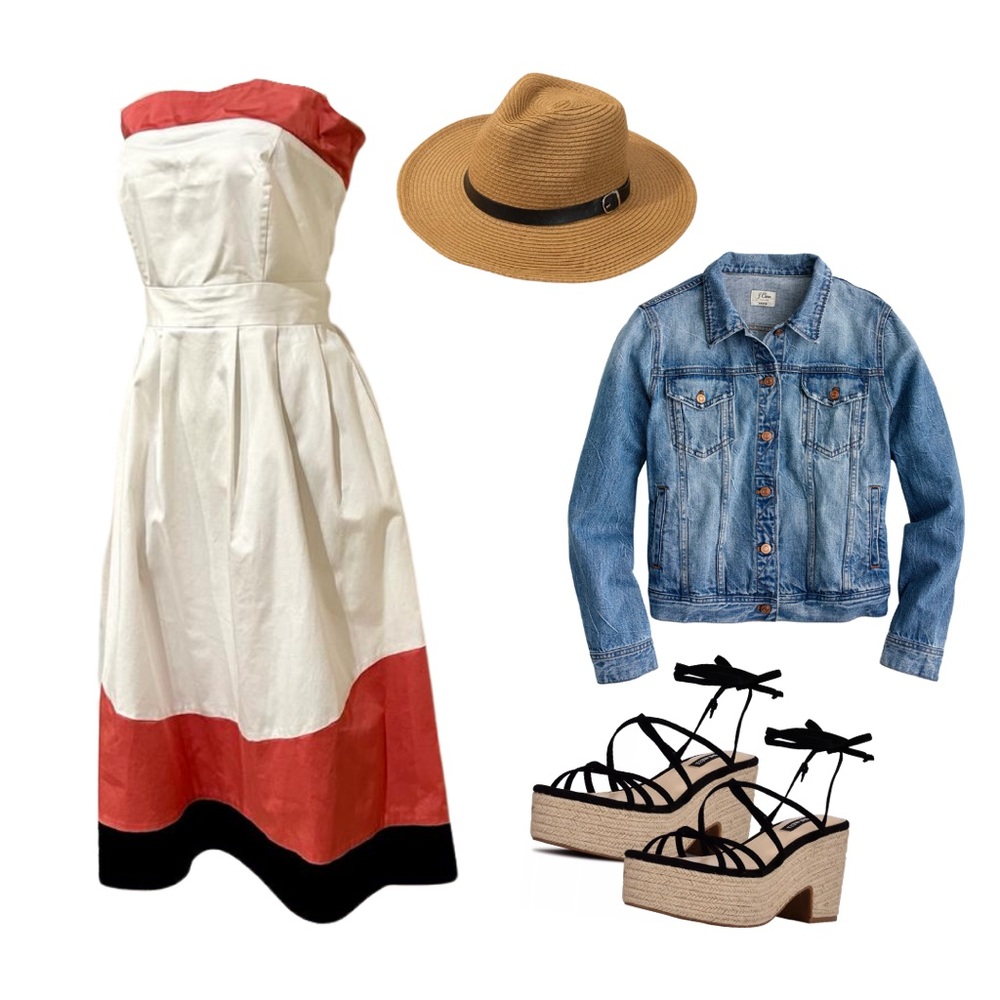 New York Company Strapless Dress